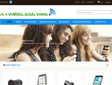 Tablet Screenshot of a1wirelessweb.com